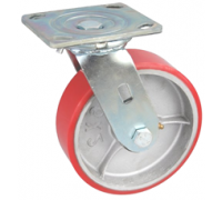 Колесо SA 100 (301-225-100) с кроншт. поворотным чугун/полиуретан РП