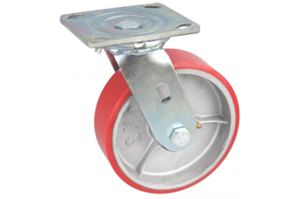 Колесо SA 100 (303-225-100) с кроншт. чугун/полиуретан РП